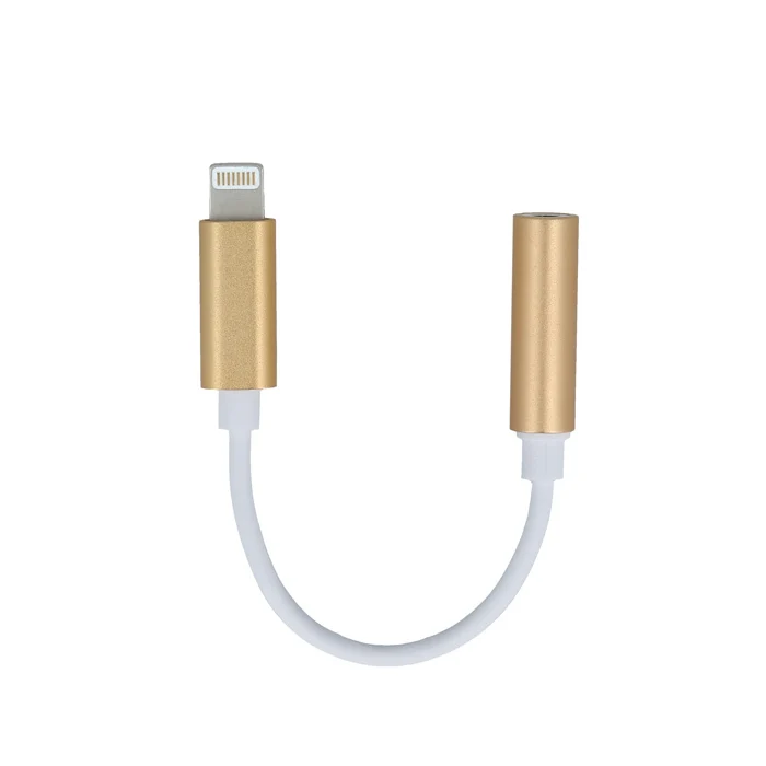 Forever adapter audio jack 3,5mm - Lightning gold