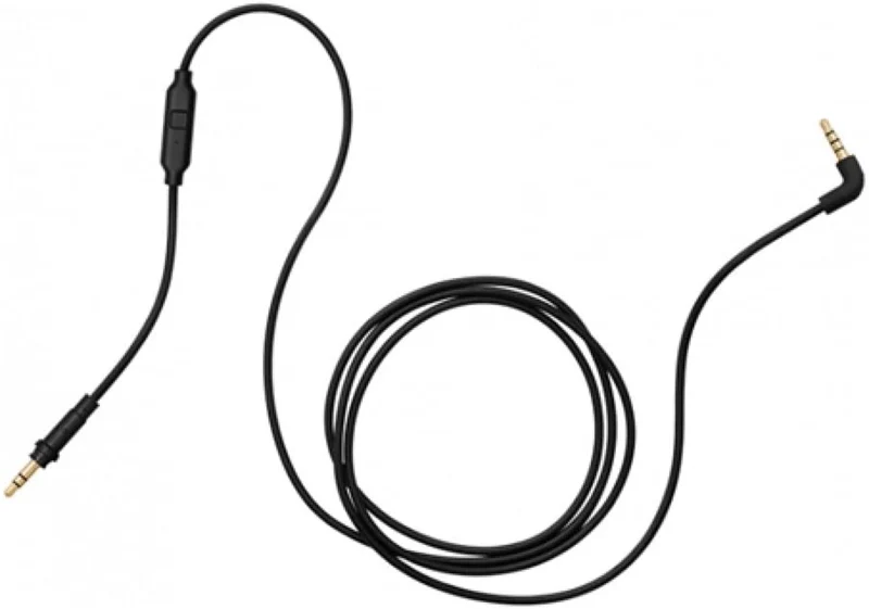 AIAIAI TMA-2 Modular Headphone Cable C01 - Straight w/ 1 button mic - black - 3mm - 1.2m / 3.9 feet