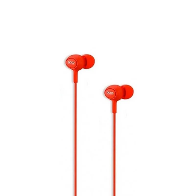 Écouteurs XO S6 — Jack 3,5mm rouge avec micro