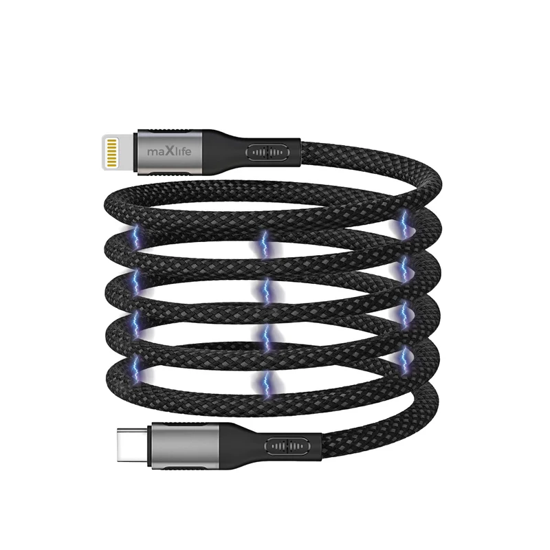 Câble USB-C vers Lightning Maxlife MXUC-11 — 1m 27W