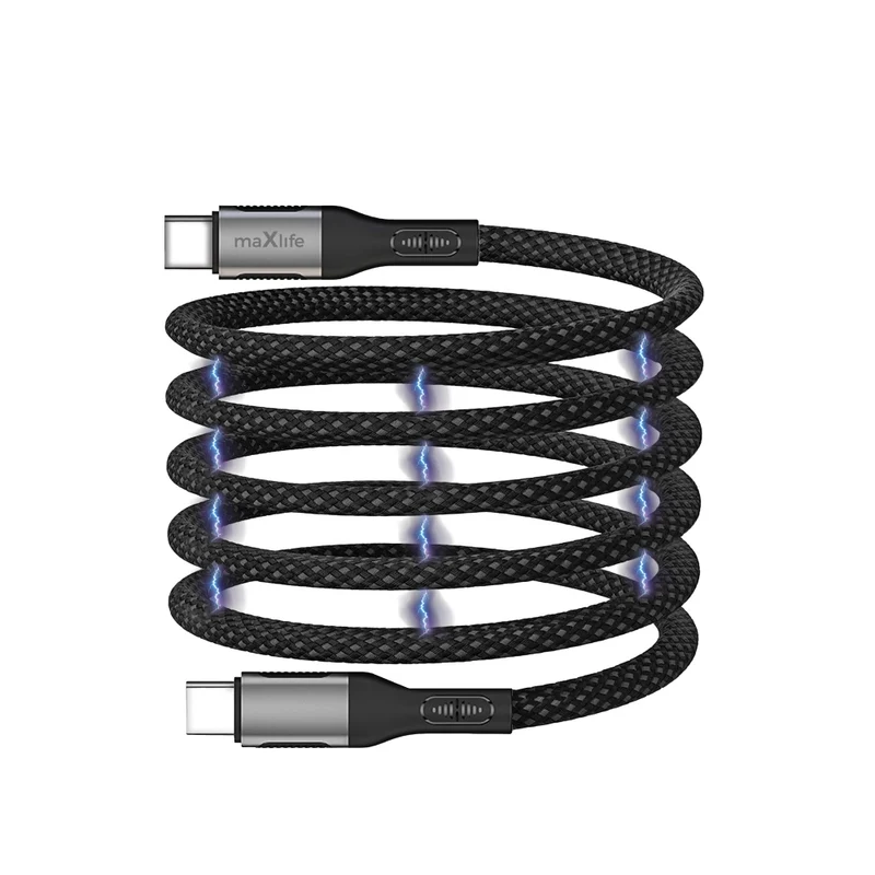 Câble USB-C magnétique Maxlife MXUC-11 — 1m 100W