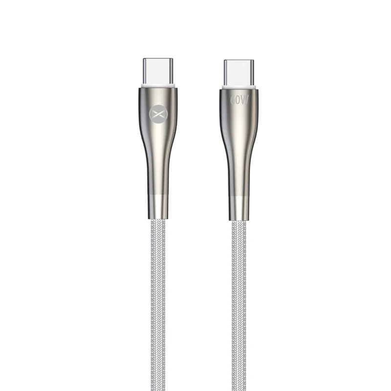 Câble USB-C vers USB-C Forever Sleek 1m 60W — Charge rapide et transfert données