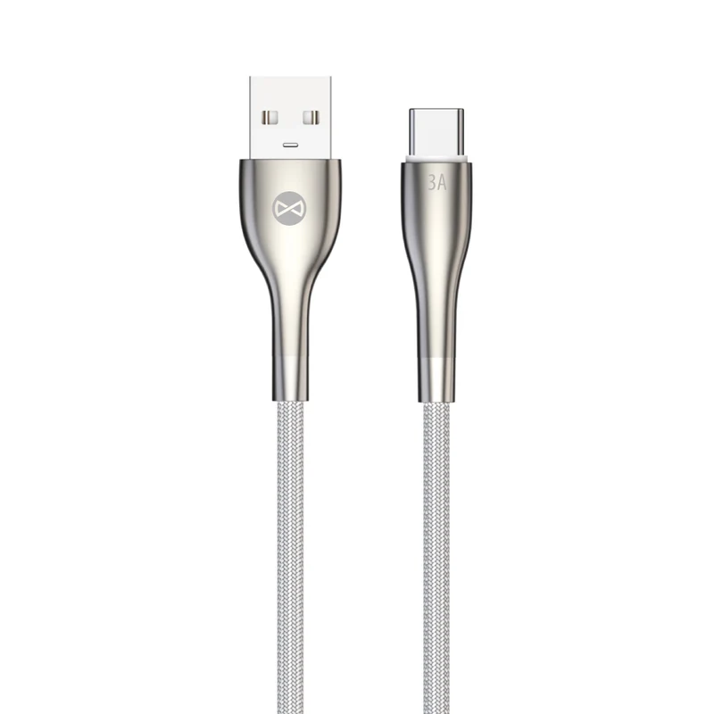 Câble USB-A vers USB-C Forever Sleek — 1m, 3A, charge rapide