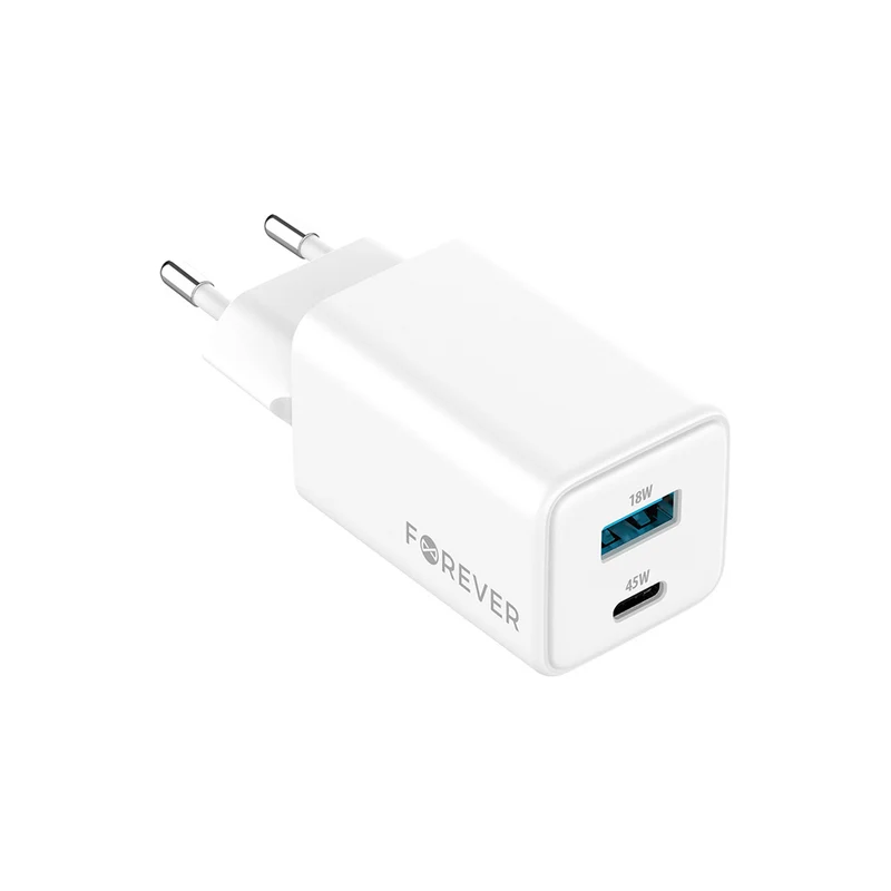 Chargeur Forever TC-08 45W USB-C/USB — GaN PD QC