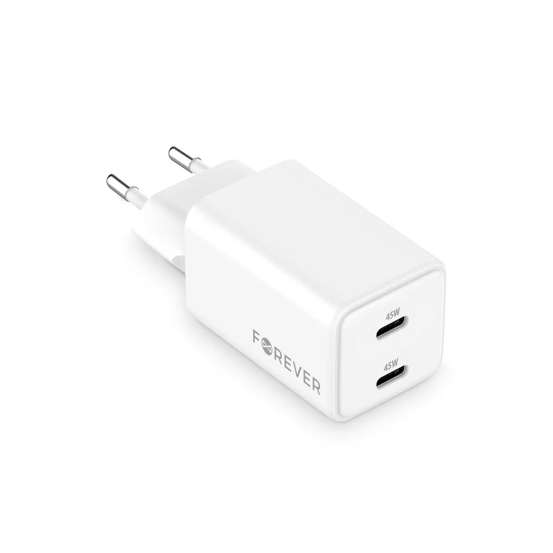 Chargeur Forever TC-08 45W 2x USB-C — GaN PD