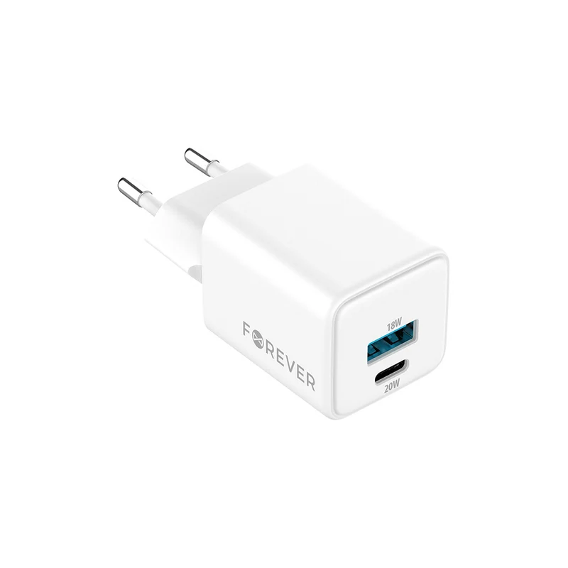 Chargeur Forever TC-08 20W USB-C USB-A GaN