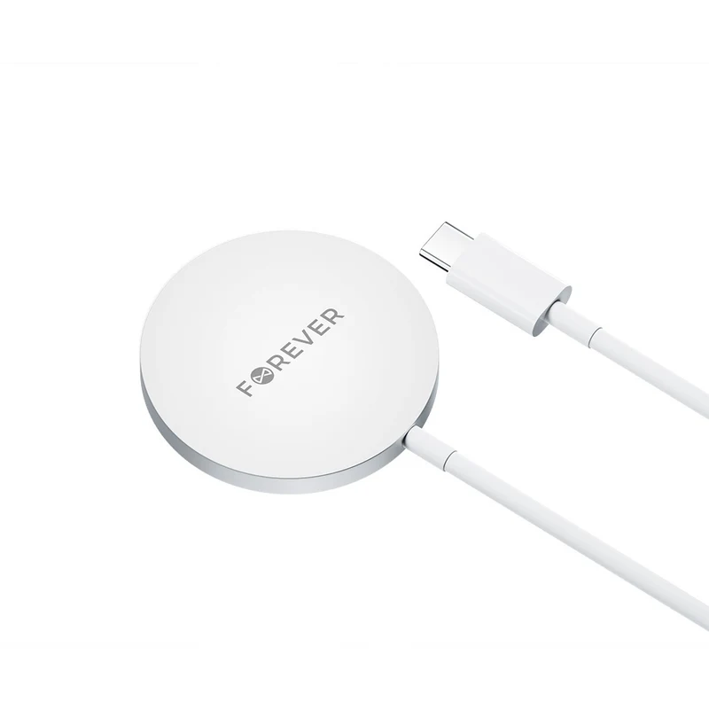Chargeur sans fil magnétique Forever MAWC-100 15W gris — MagSafe