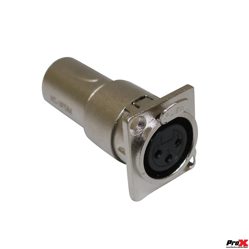 ProX XLR Female To Male Adapter For Panel Mount