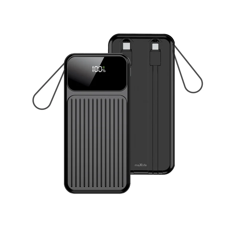 Chargeur portable Maxlife MXPB-06 10000 mAh USB-C Lightning PD 22,5W noir