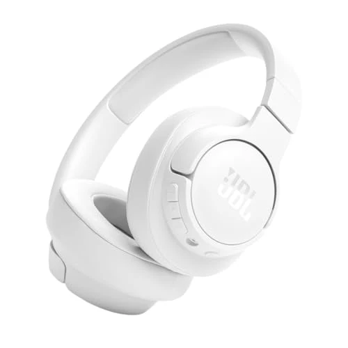 JBL Tune 720BT Over-Ear Wireless Headphones (White)