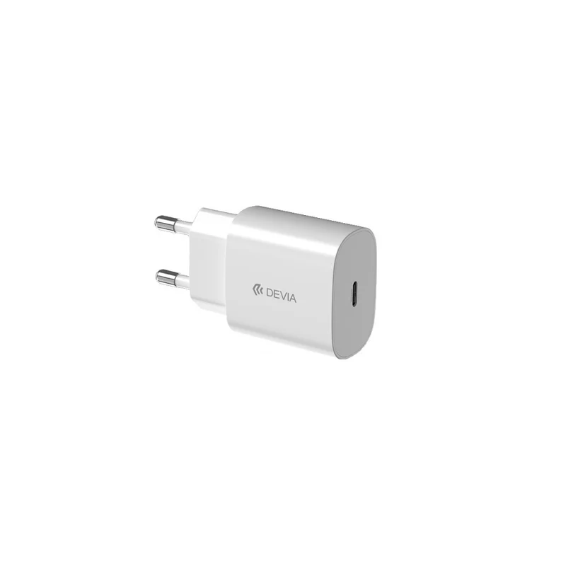 Chargeur mural Devia Smart PD 25W USB-C blanc