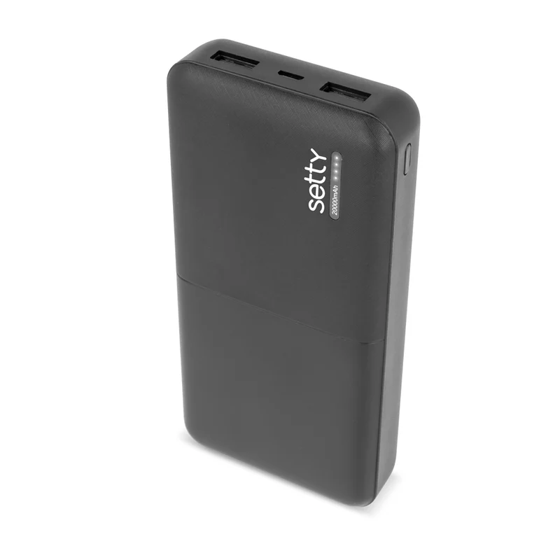 Chargeur portable Setty SPB-20 20000 mAh noir