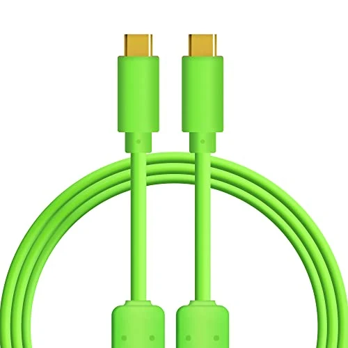 Chroma Cables: Audio Optimized USB Cables - Green USB-C to USB-C (Open Box)
