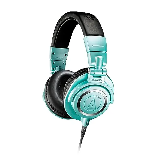 Audio-Technica ATH-M50xIB Professional Studio Monitor Headphones, Ice Blue