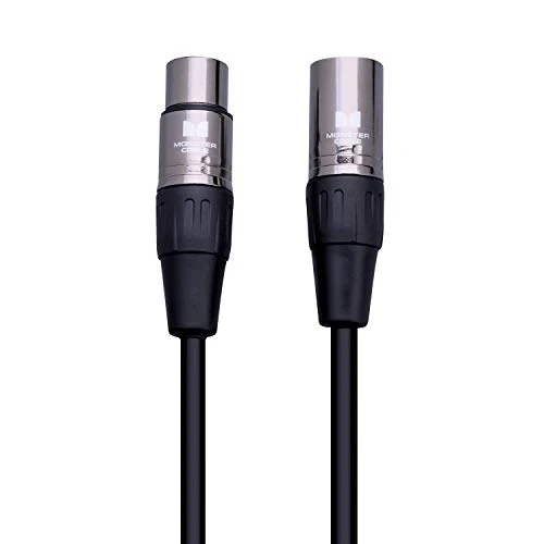 Monster Cable CLAS-M-5WW 3-Pin XLR Male to Female Prolink Monster Classic Microphone Cable, 5'