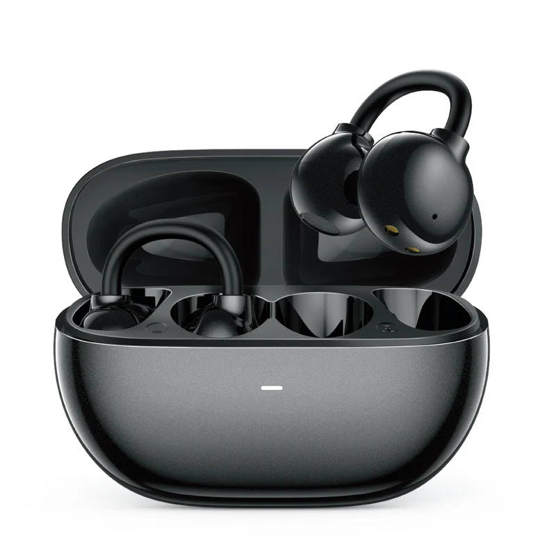 Écouteurs Bluetooth BWOO BW39 TWS — Clip-on, IPX5, 8h autonomie
