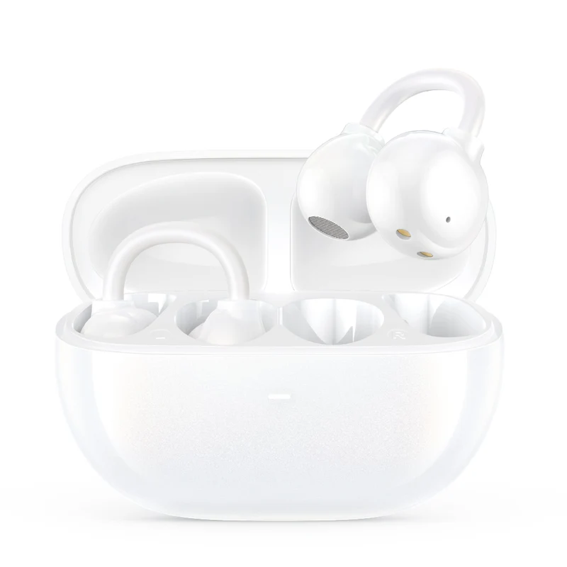 Écouteurs BWOO BW39 TWS — Bluetooth 5.3, clip ouvert, 8h