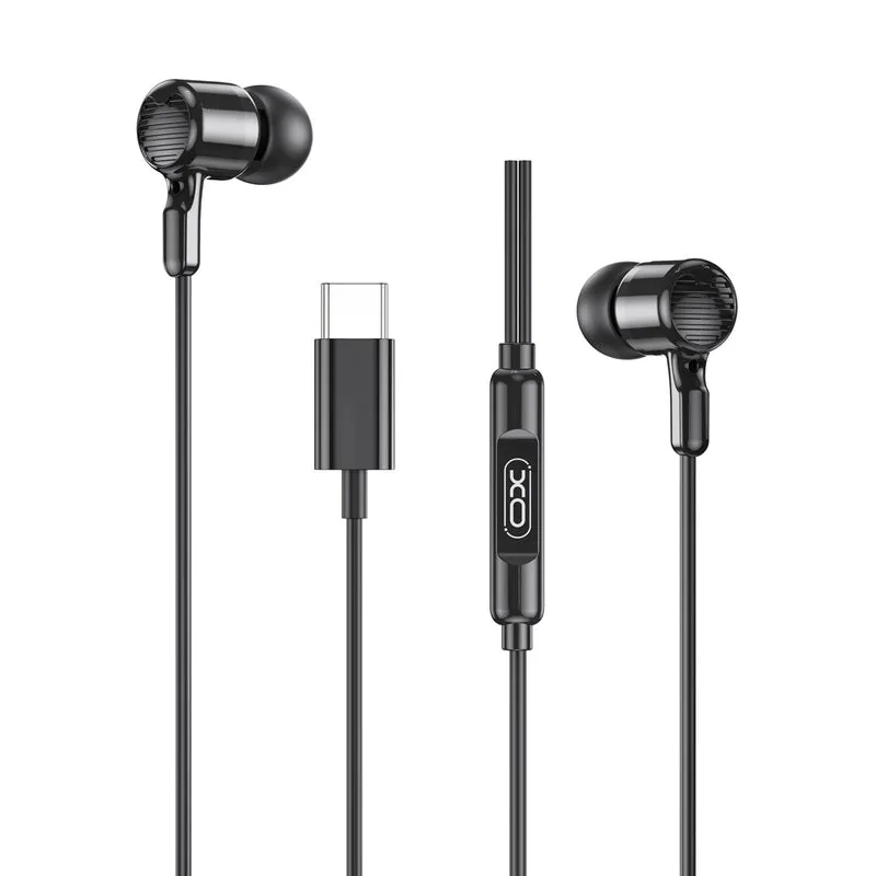 Écouteurs XO EP81 — USB-C filaire noir