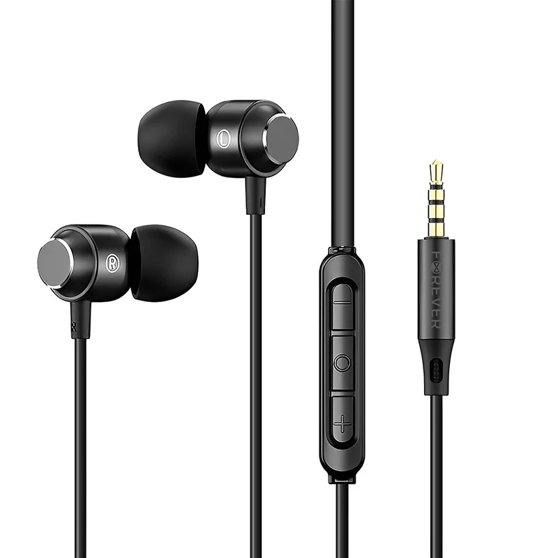Écouteurs Forever EP-01 — Jack 3,5mm Noir