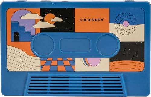 Crosley CR3045CO-SU Cassette Tape Portable Wireless Bluetooth Speaker, Surreal Cobalt