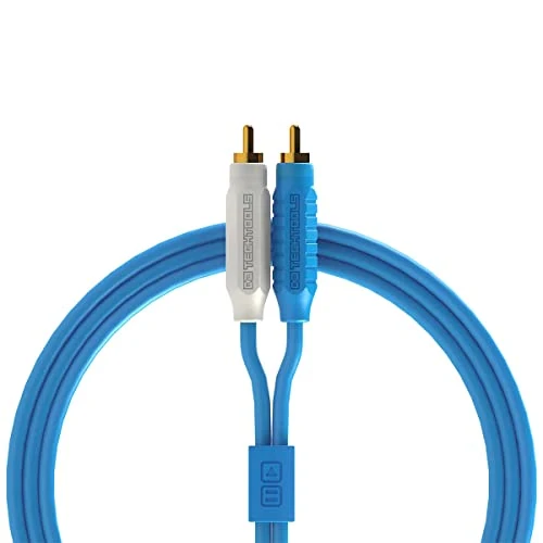 DJ TechTools Chroma Cables Audio 2.0: 2M RCA to RCA (Blue)