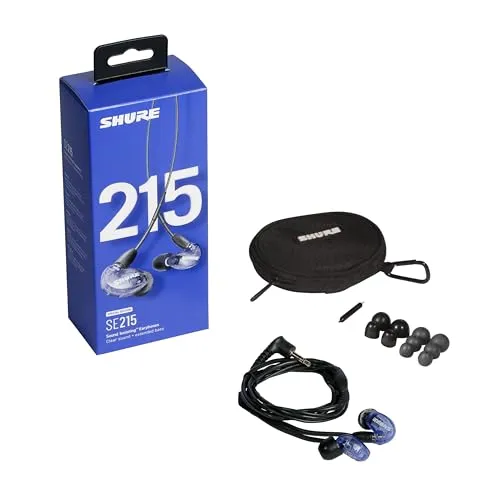 Shure SE215 Pro Special Edition Sound-Isolating Earphones (Purple)