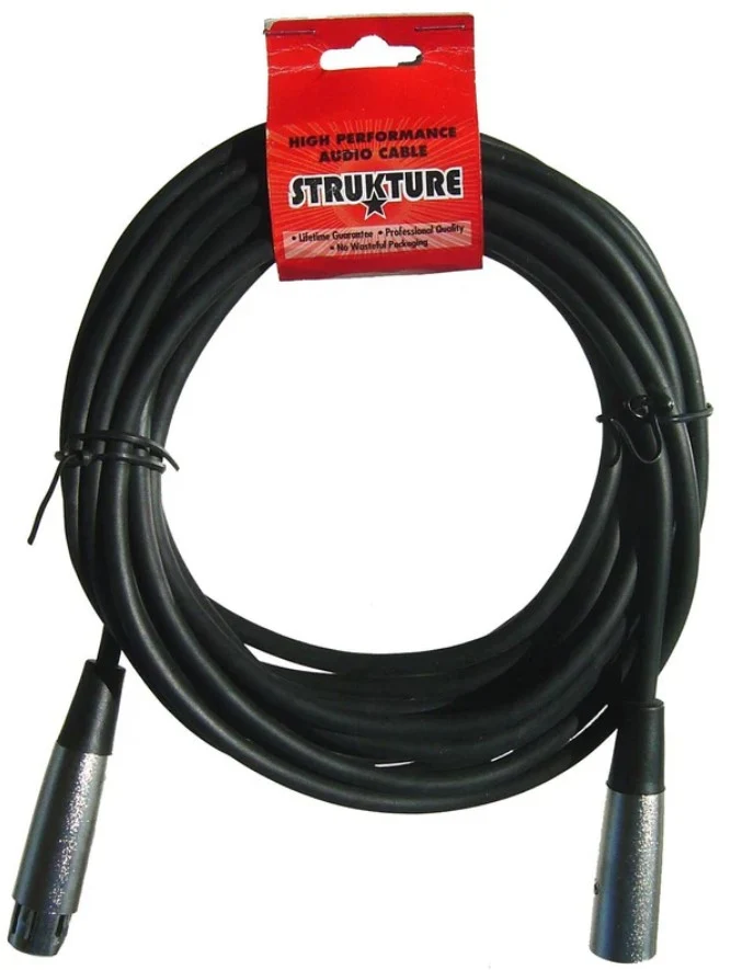 Strukture SMC06 6' XLR Mic Cable, 6mm Rubber