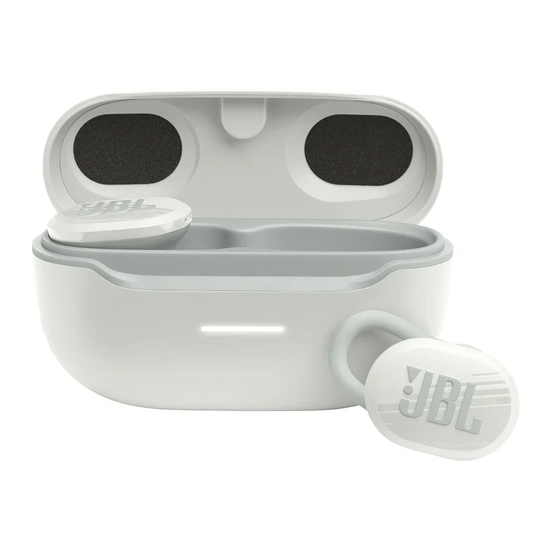 JBL Endurance Race TWS True Wireless In-Ear Sport Headphones (White)