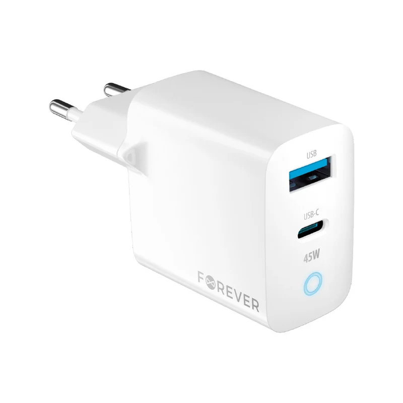 Chargeur mural Forever TC-06 45W USB-C + USB