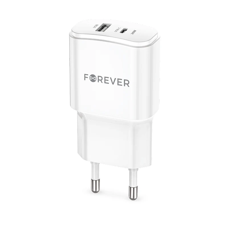 Chargeur mural Forever TC-01 20W USB-C USB