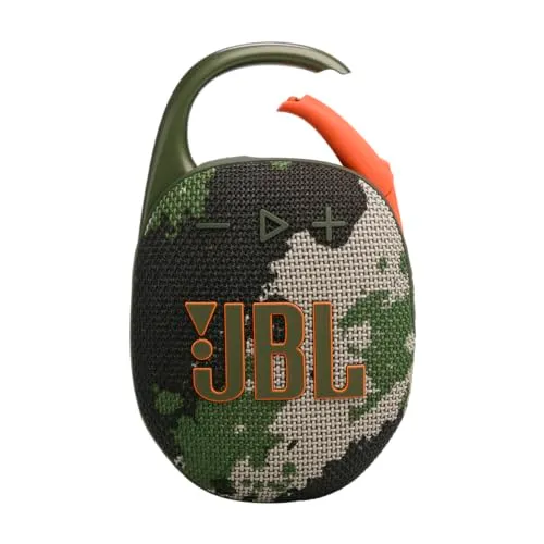 JBL Clip 5 - Ultra-Portable, Waterproof & Dustproof Bluetooth Speaker (Squad)