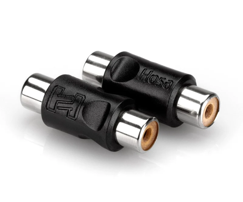 Hosa RCA to Same Couplers, 2 Pieces