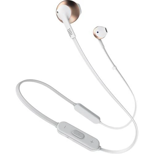 JBL TUNE 205BT Wireless Bluetooth Earbud Headphones (Rose Gold)