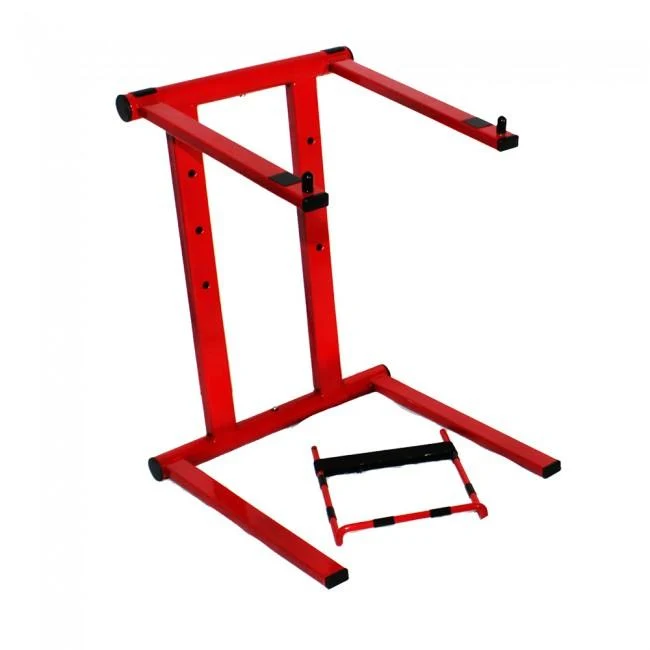 ProX Foldable Portable Laptop Stand w Adjustable Shelf RED