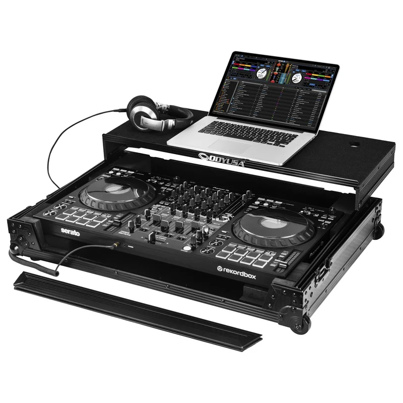 Odyssey 810GSFLX10M I-Board Flight Case with Glide Style Laptop Platform and Wheels for Pioneer DDJ-FLX10 (Open Box)