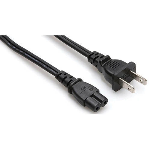 Hosa Technology PWP-426 8' Replacement Power Cord, 18 Gauge, 2 Conductors, Ungrounded