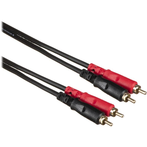 Hosa Technology 2 RCA Male to 2 RCA Male Dual Cable (Nickel Contacts) - 13'