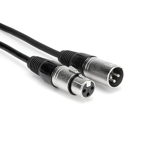 Hosa Technology 3-Pin XLR Male to 3-Pin XLR Female DMX512 Cable (25')