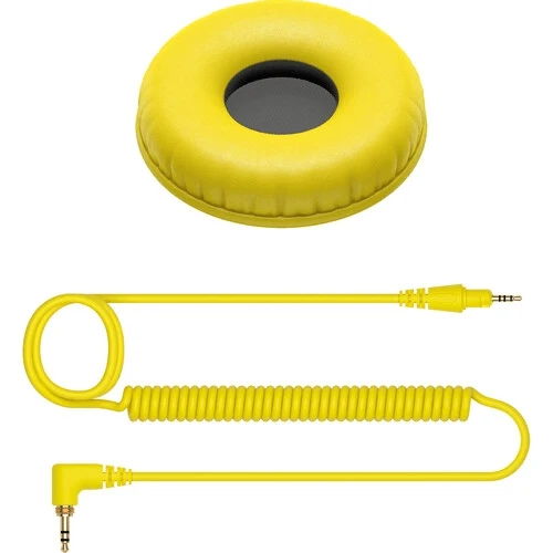 Pioneer DJ HC-CP08 Accessory Pack for HDJ-CUE1 Headphones (Yellow)