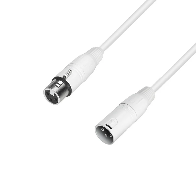 Adam Hall Cables 4 STAR MMF 1000 SNOW Microphone Cable XLR 10m