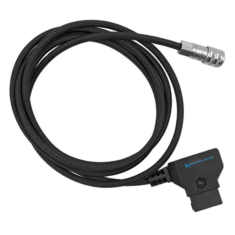 Kondor Blue 48" D-Tap to BMPCC 4K/6K Pro Power Cable for Blackmagic (Raven Black)