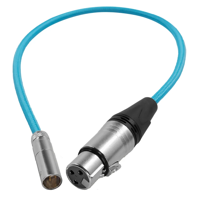 Kondor Blue Mini XLR to XLR for BMPCC 6K Pro/C70 Camera (Kondor Blue)(16")