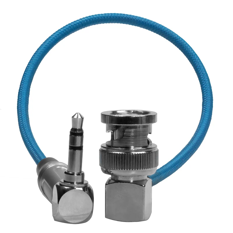 Kondor Blue 10" BNC to 3.5mm Right Angle Time Code Cable