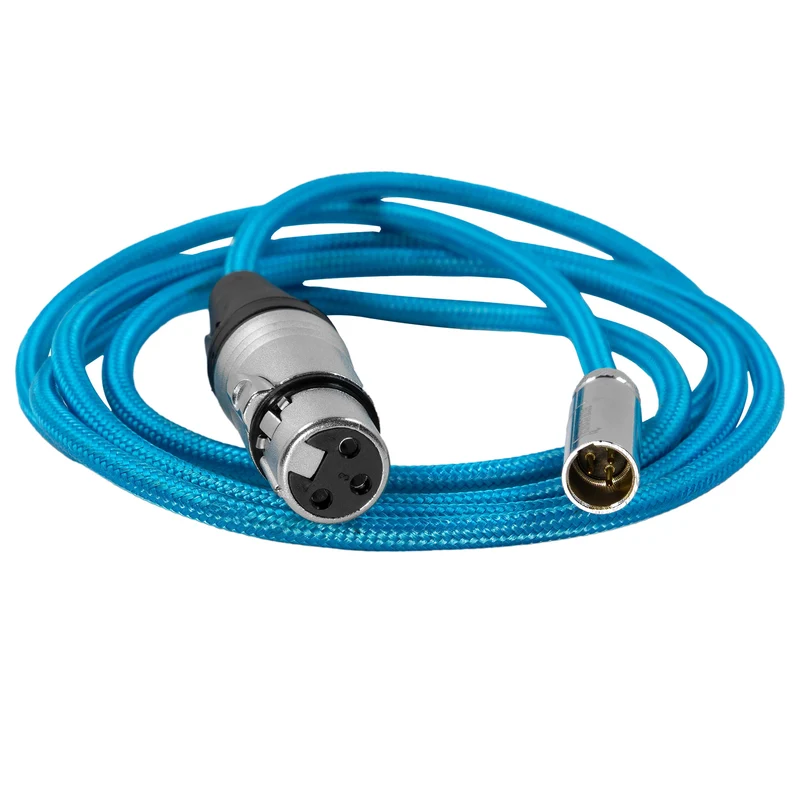 Kondor Blue Mini XLR to XLR for BMPCC 6K Pro/C70 Camera (Kondor Blue)(3')