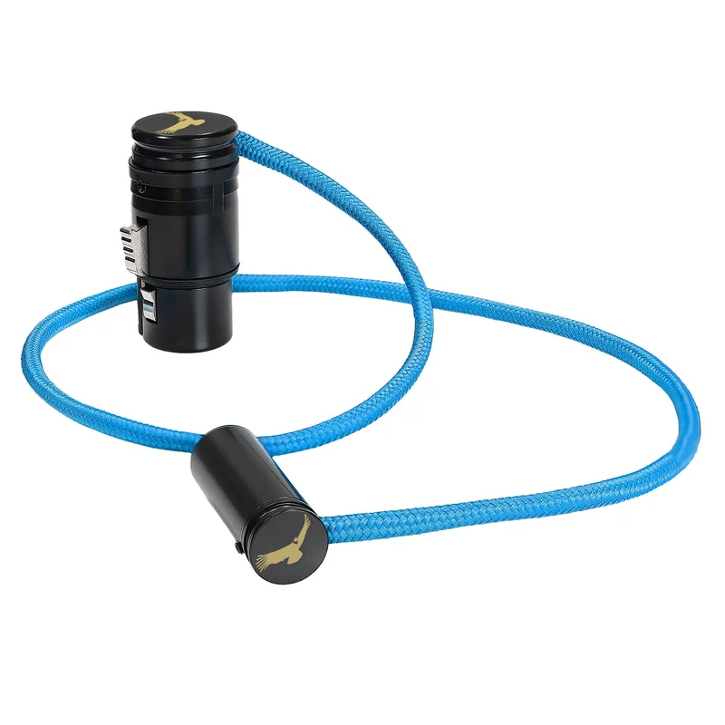 Kondor Blue 17" Mini Adjustable XLR Male to Adjustable Female XLR Audio Cable