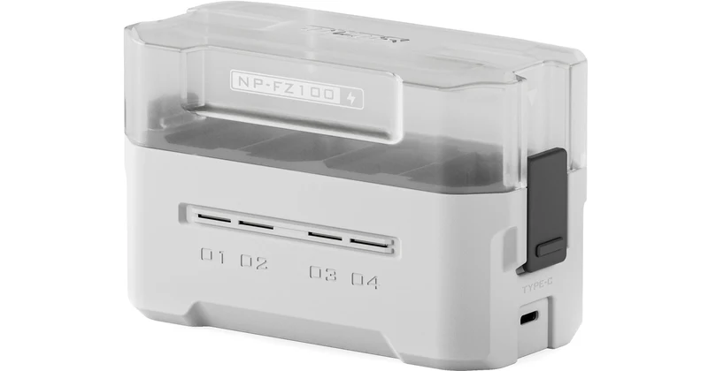 Tilta Portable Charging Station for NP-FZ100 (4 Channel) - Off White