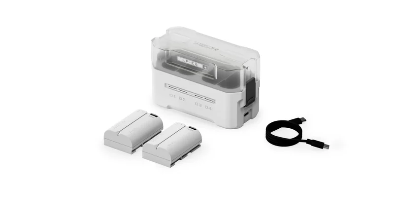 Tilta LP-E6P Charging Station Battery Kit (2 Batteries) - Off White