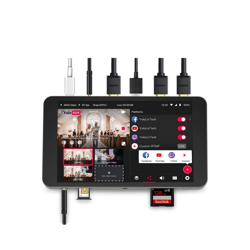 Yololiv Yolobox Portable Live Stream Studio - Open Box