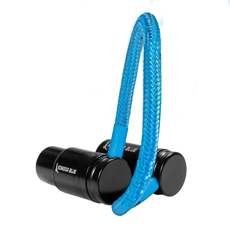 Kondor Blue 8” Straight Low Profile Right Angle XLR Cable (Kondor Blue)