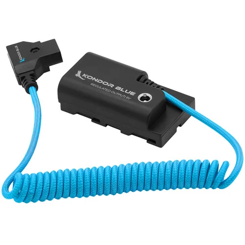 Kondor Blue D-Tap to Sony L-Series NPF Dummy Battery Cable (Kondor Blue)